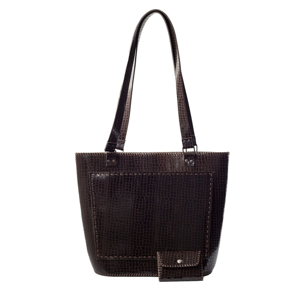 🌟Host Pick 🌟 Leather Crochet Store Genuine Leather Tote Bag - Picture 4 of 7